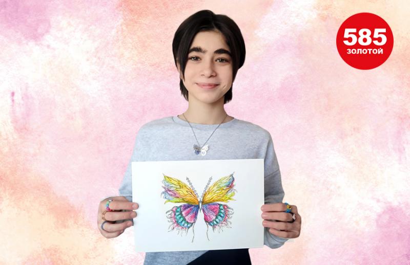 Украшения по рисунку 14-летней Самиры из Нальчика появились во всех ювелирных магазинах России