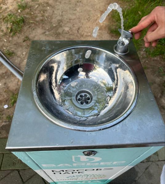 В парках подмосковной Каширы установили питьевые фонтанчики
