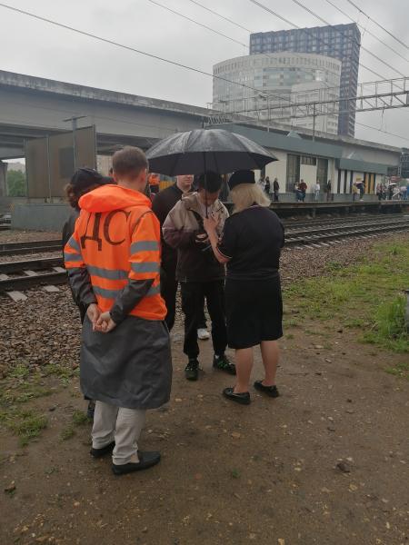 На станции Кунцевская Белорусского направления Московской железной дороги состоялась совместная акция