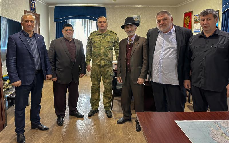 Начальник Управления Росгвардии по Республике Ингушетия встретился с ветеранами ОМОН