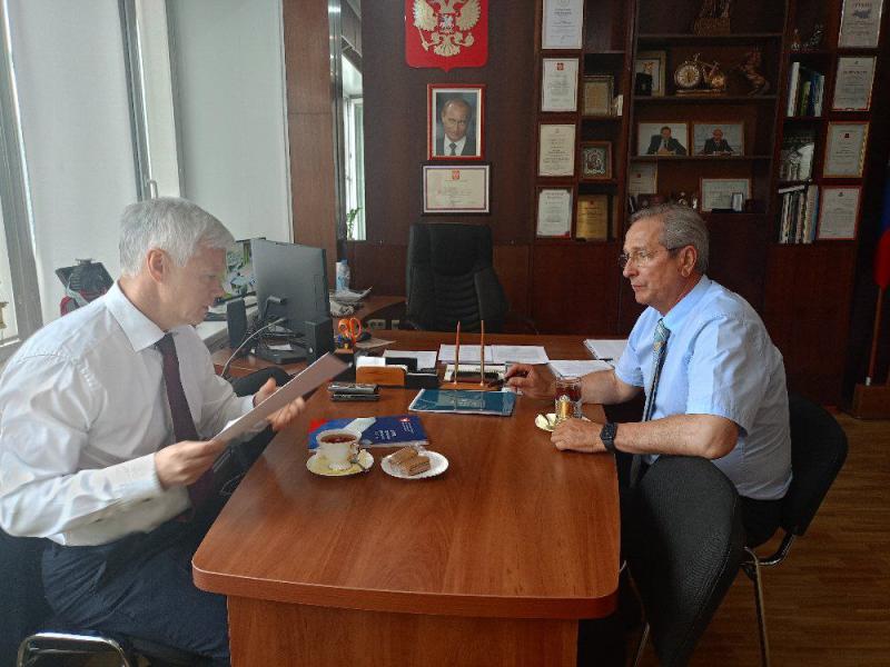 Уполномоченный по защите прав предпринимателей в Челябинской области встретился с депутатом Госдумы РФ