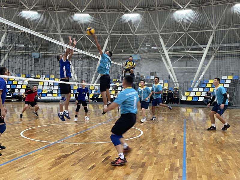Росгвардейцы Тувы выявили лучшую команду по волейболу