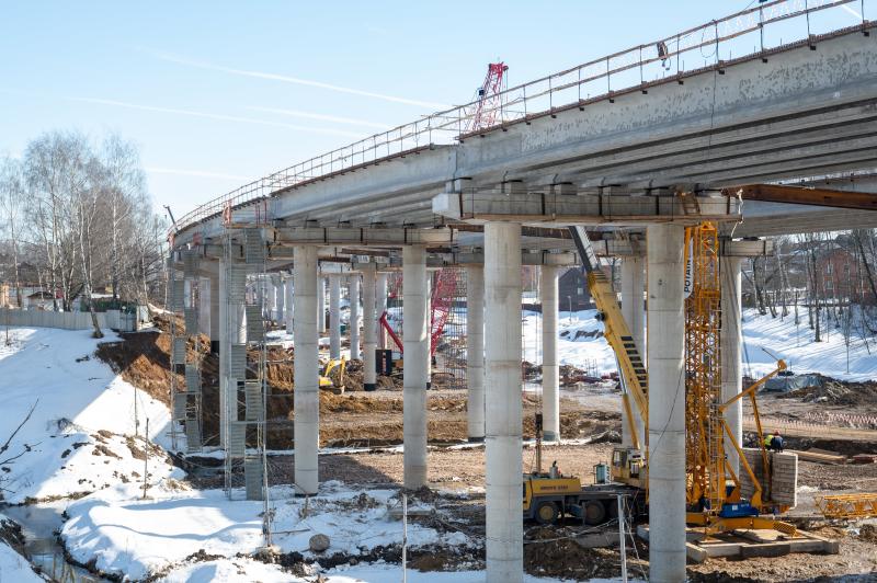 В Ленинском округе продолжается строительство автодороги ЮЛА