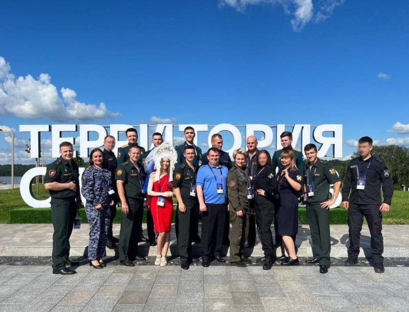 Сотрудники Росгвардии приняли участие во Всероссийском молодёжном образовательном форуме в Подмосковье