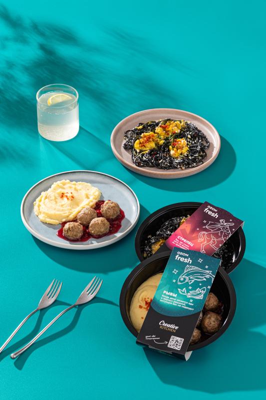 От функциональности к эмоциям: бренд Creative Kitchen и Ozon fresh представляют первую в России астрогастрономическую линейку готовых блюд