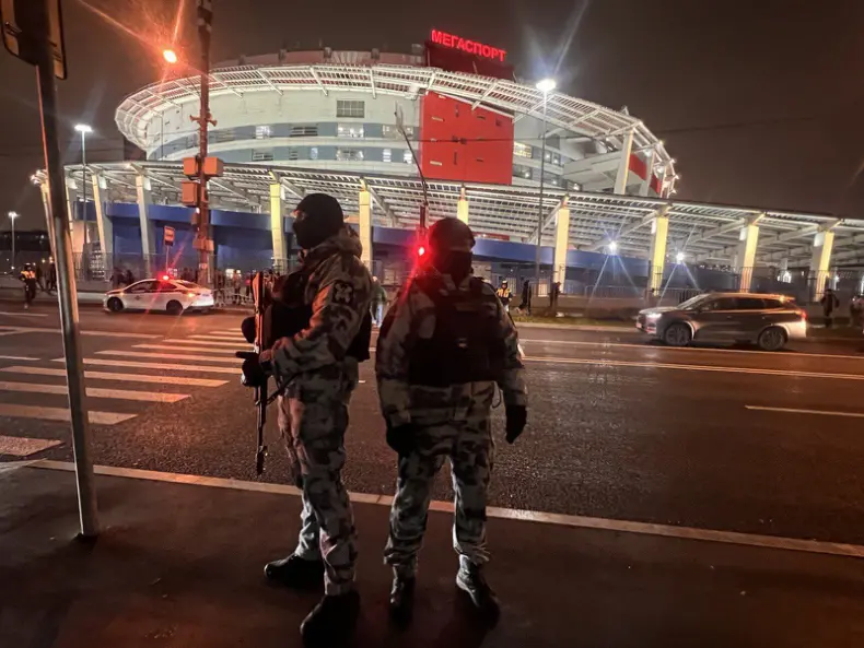 Росгвардия обеспечила безопасность матча КХЛ в Москве