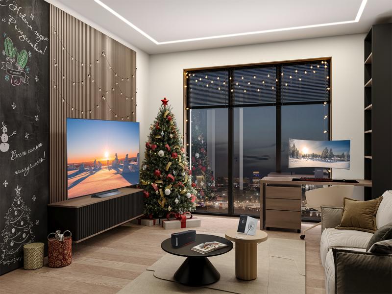 ТЕХНОЛОГИИ LG ДЛЯ ЯРКИХ НОВОГОДНИХ КАНИКУЛ