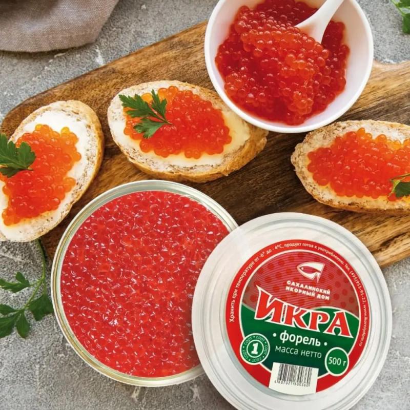 Роскачество определило лидеров рынка красной икры, среди них икра торговой марки «Сахалинский икорный дом»